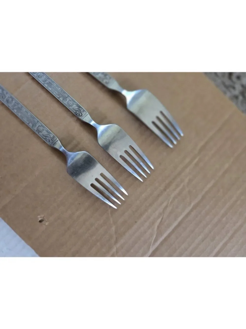 Gold Standard Night Blossom Dinner Forks Set of 3 Japan Flowers